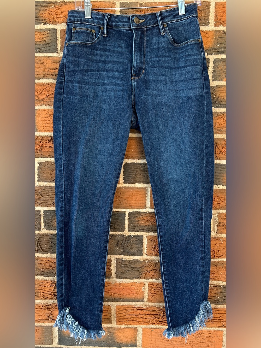 Women’s Just Black Denim Dark Blue High-Rise Skinny Jeans